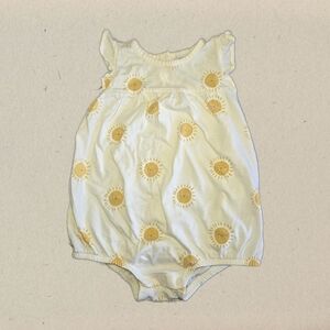 Adorable Sun Print Baby Romper